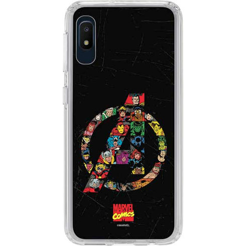 Marvel Classic Comics Avengers Logo Galaxy Cases